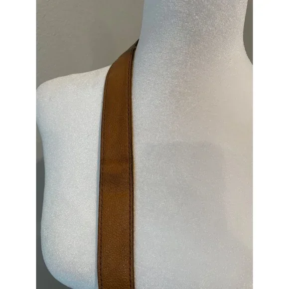 Fossil Brown Distressed Hobo Crossbody - Picture 4 of 6